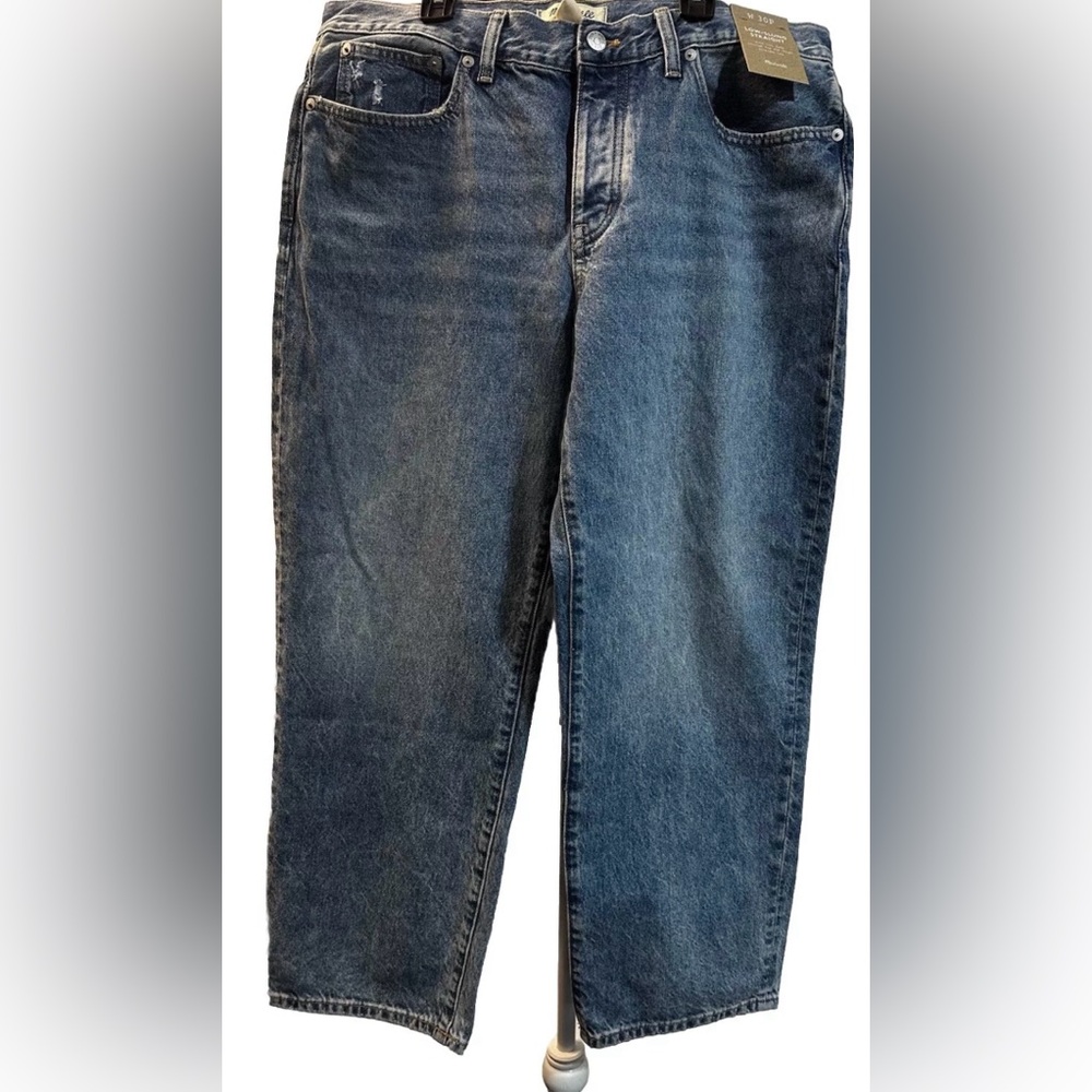Madewell Low-slung Straight Button Fly Jeans Size 30P *NWT*